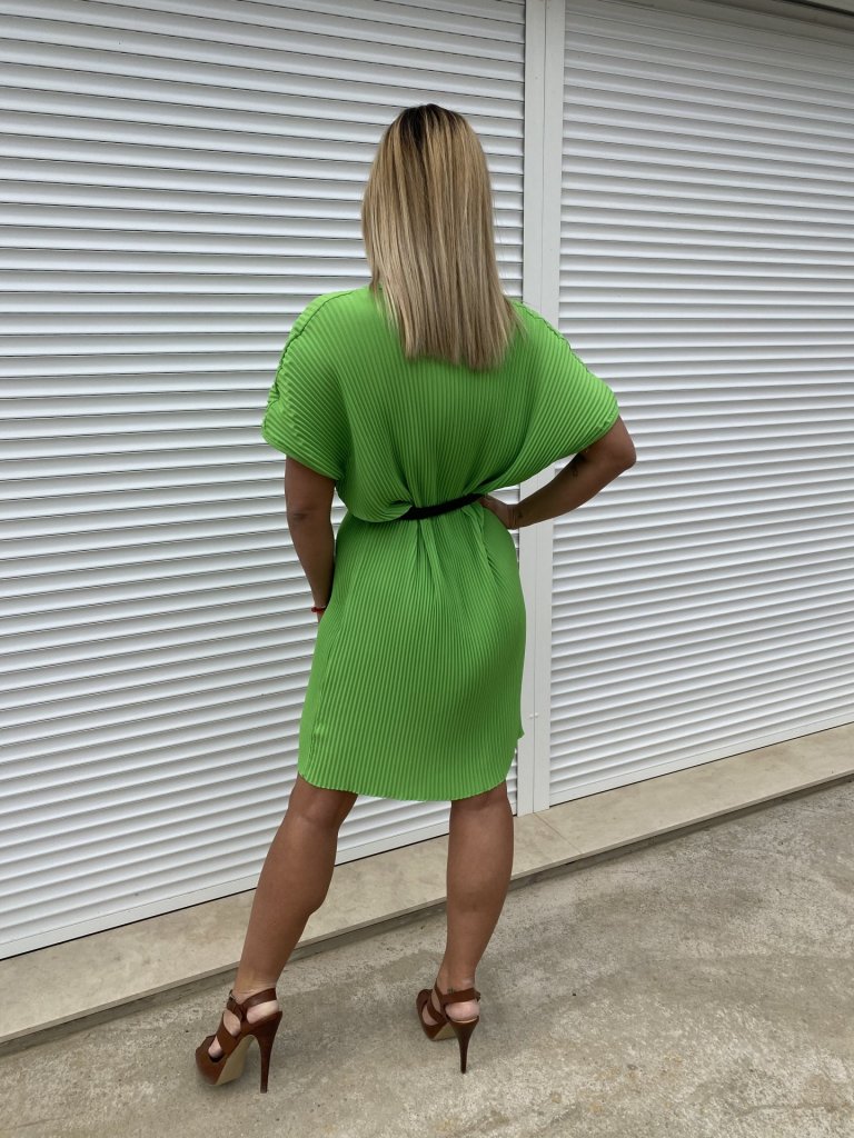 EVA ruha rövid zöld 
