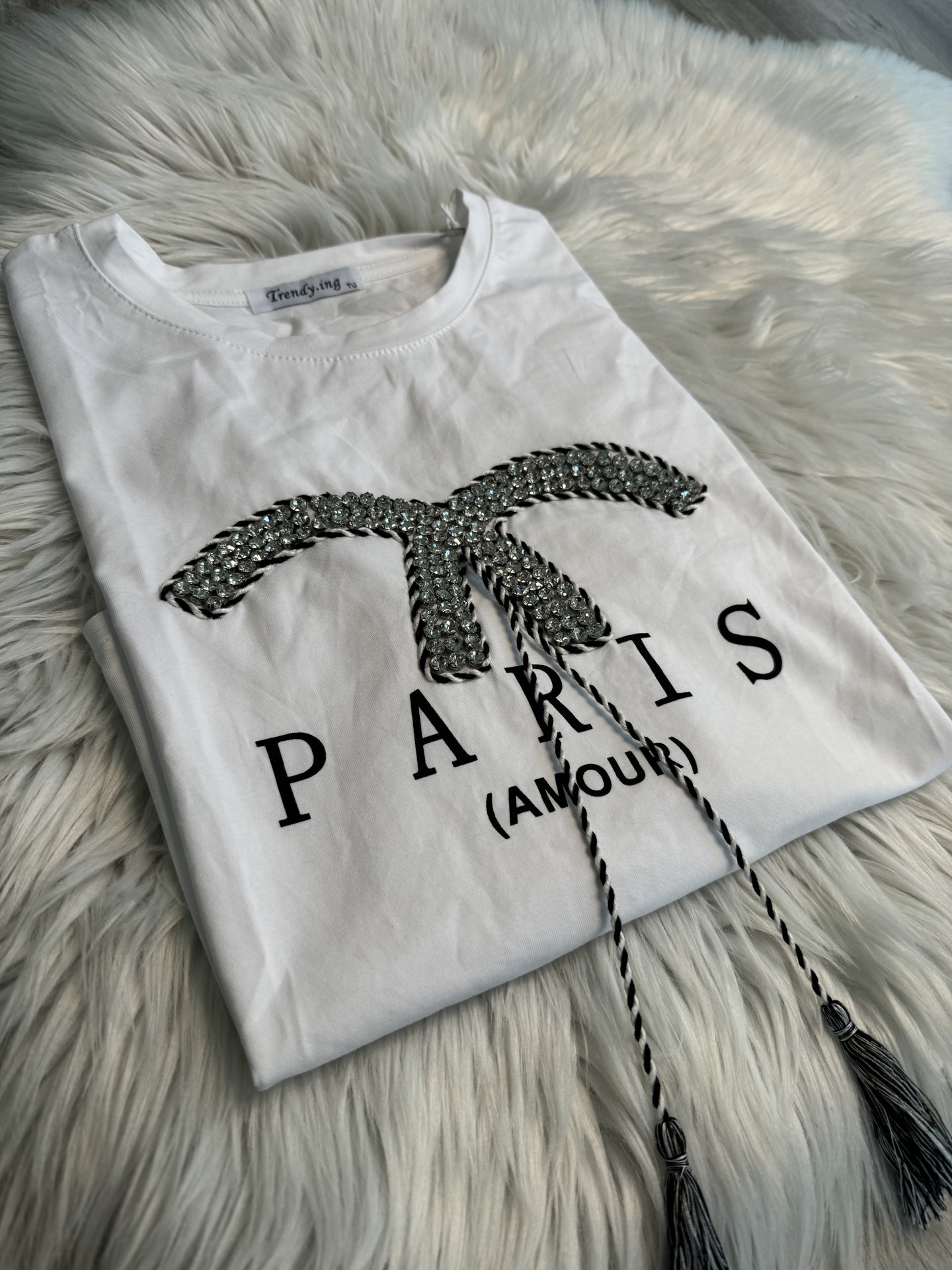 PARIS póló fehér 