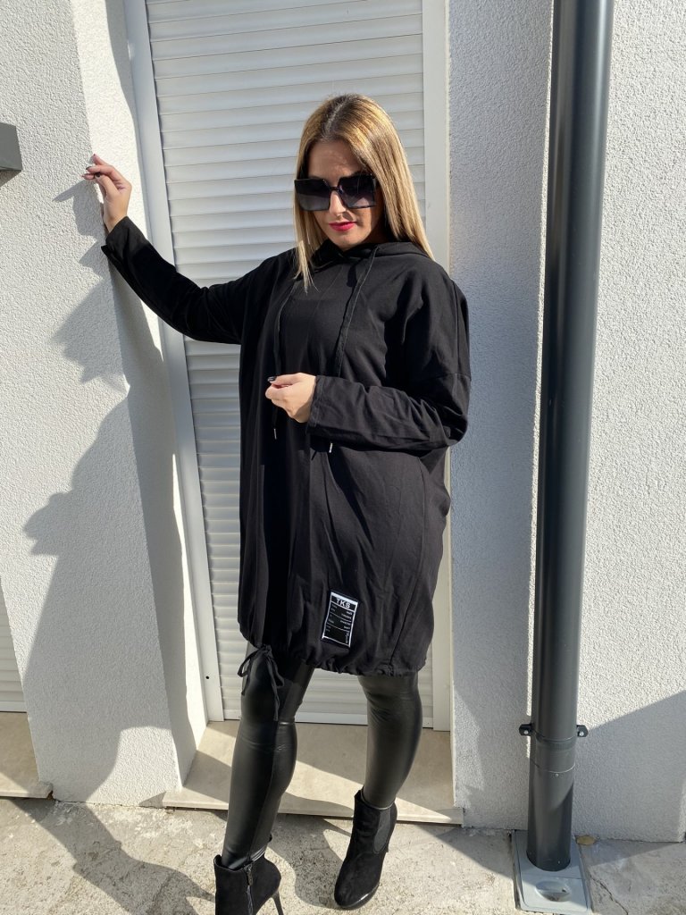 SOURCE pulcsi-ruha fekete 