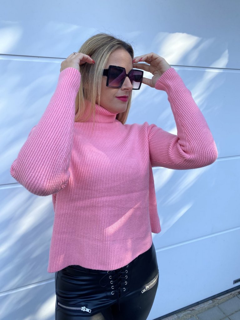 SARA pulcsi rózsaszín 