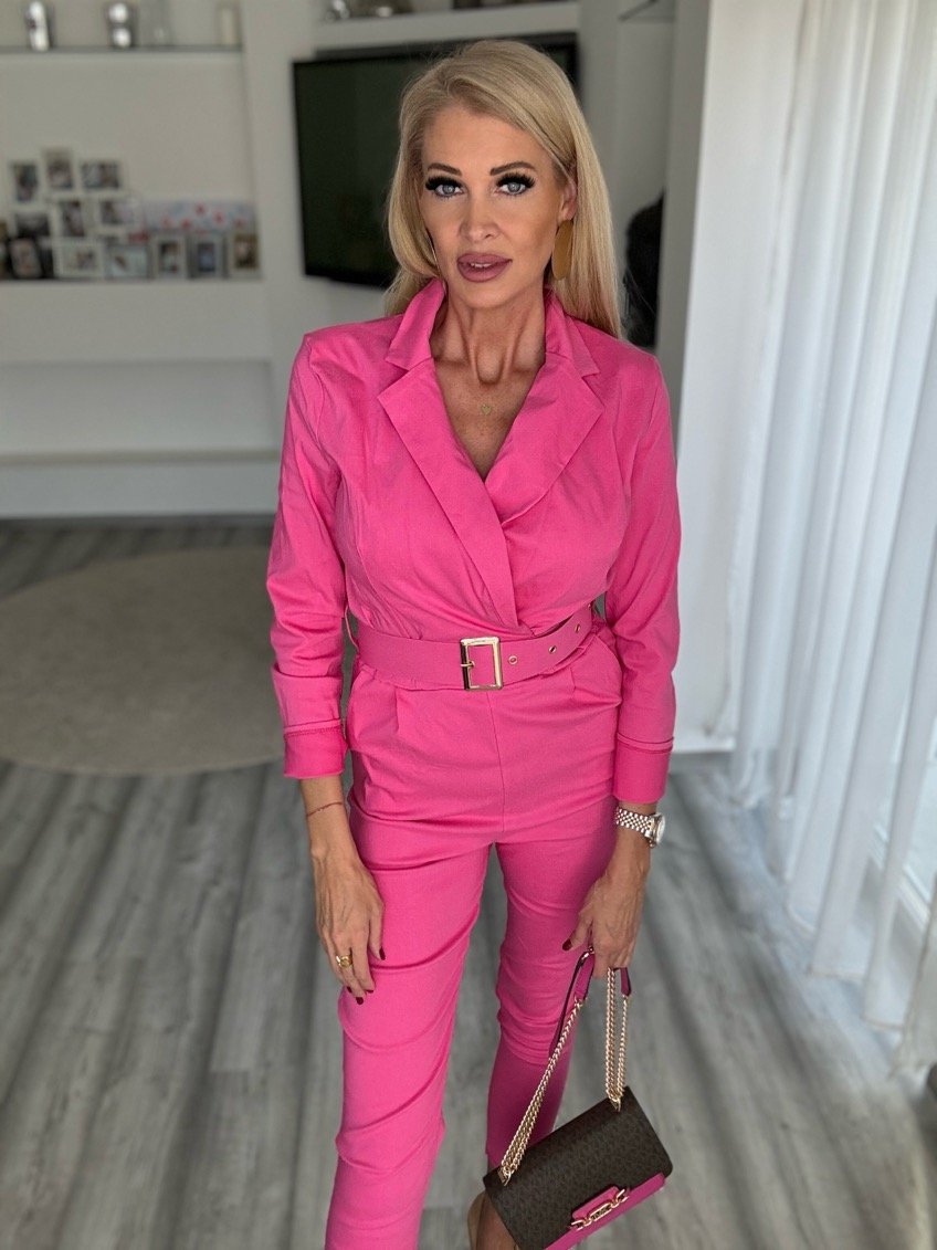 ELEGANT overál rózsaszín 