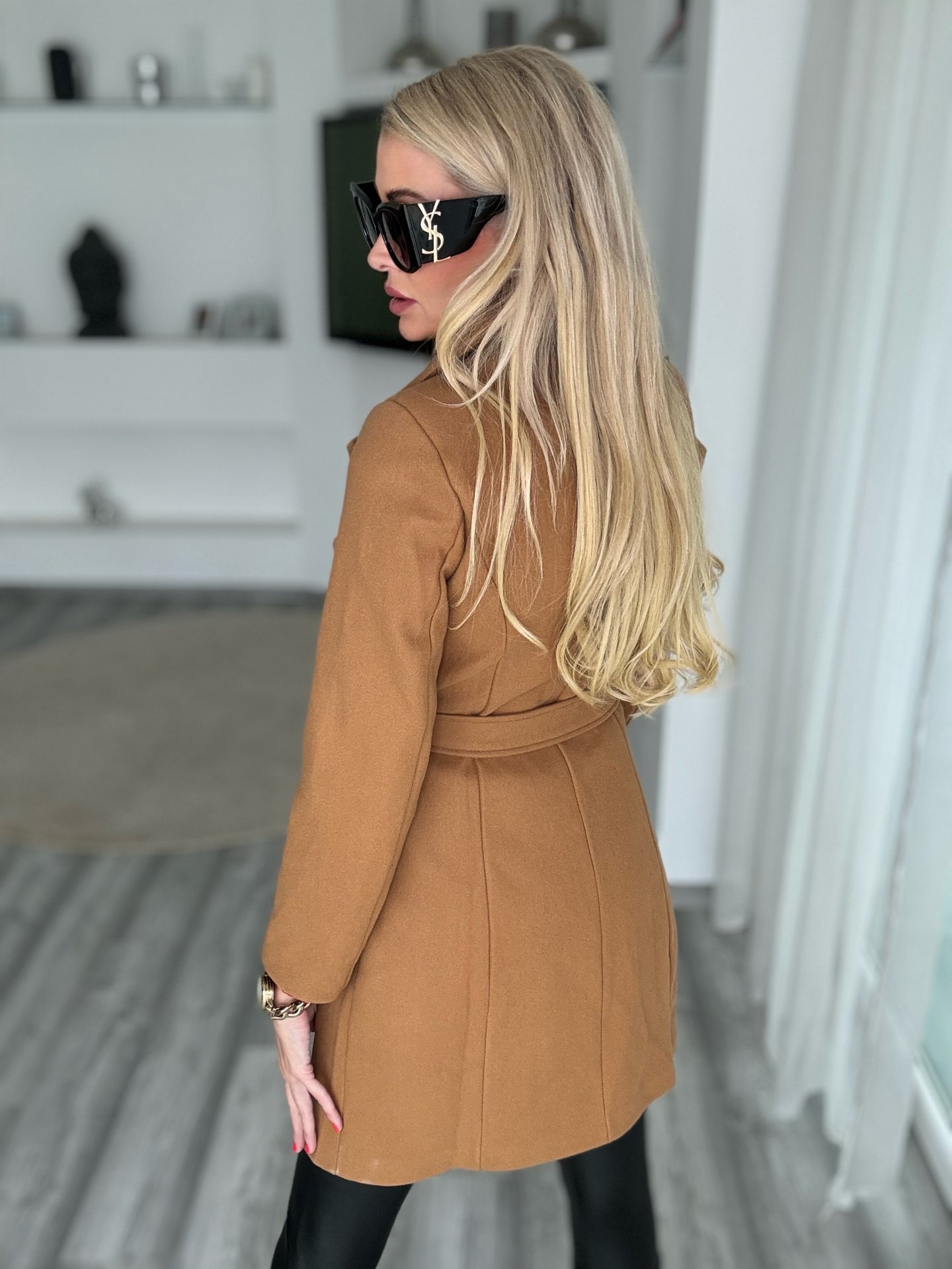 OLIVIA szövetkabát camel