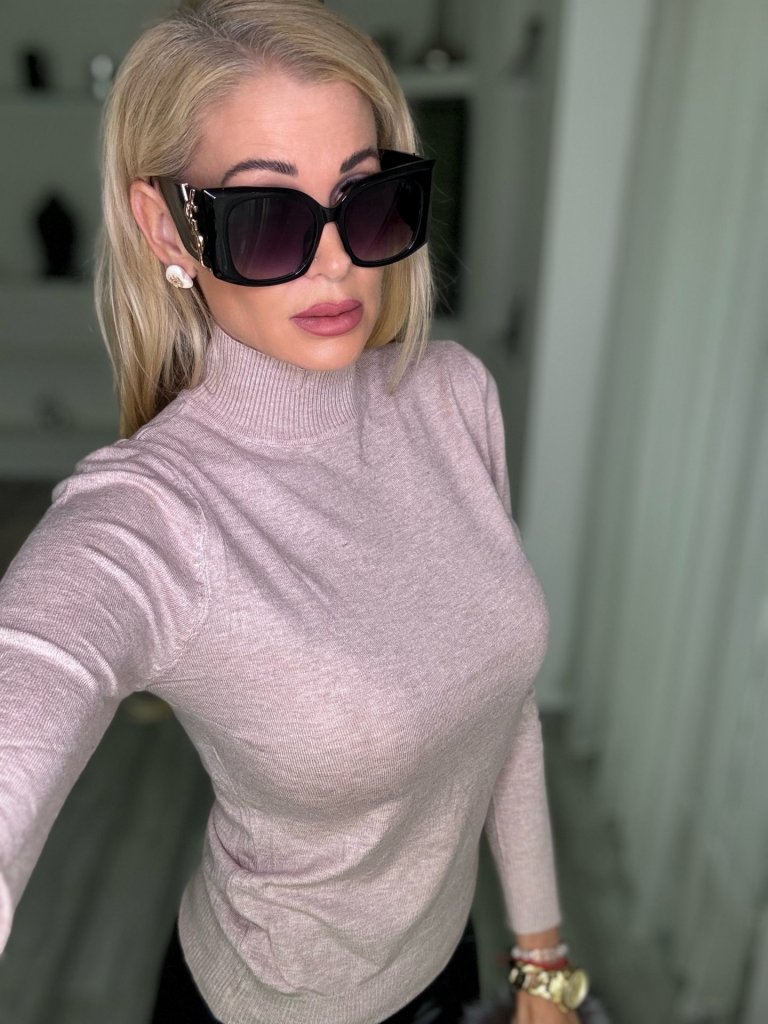 PEARL félgarbó bézs 