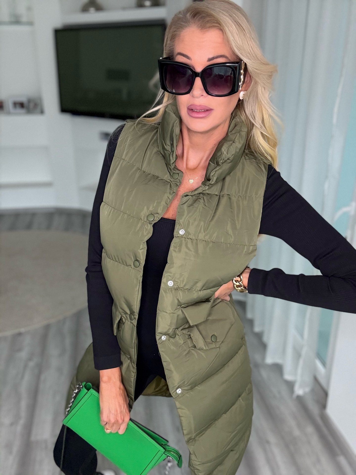 ZION mellény khaki