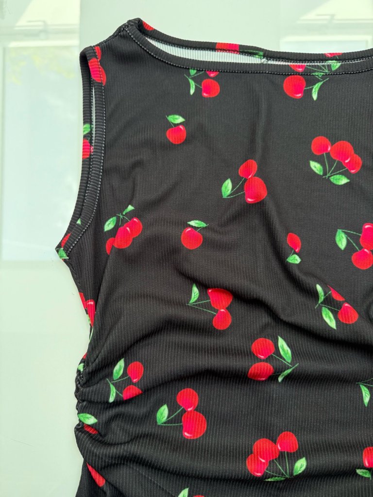 LOTTI ruha CHERRY fekete 