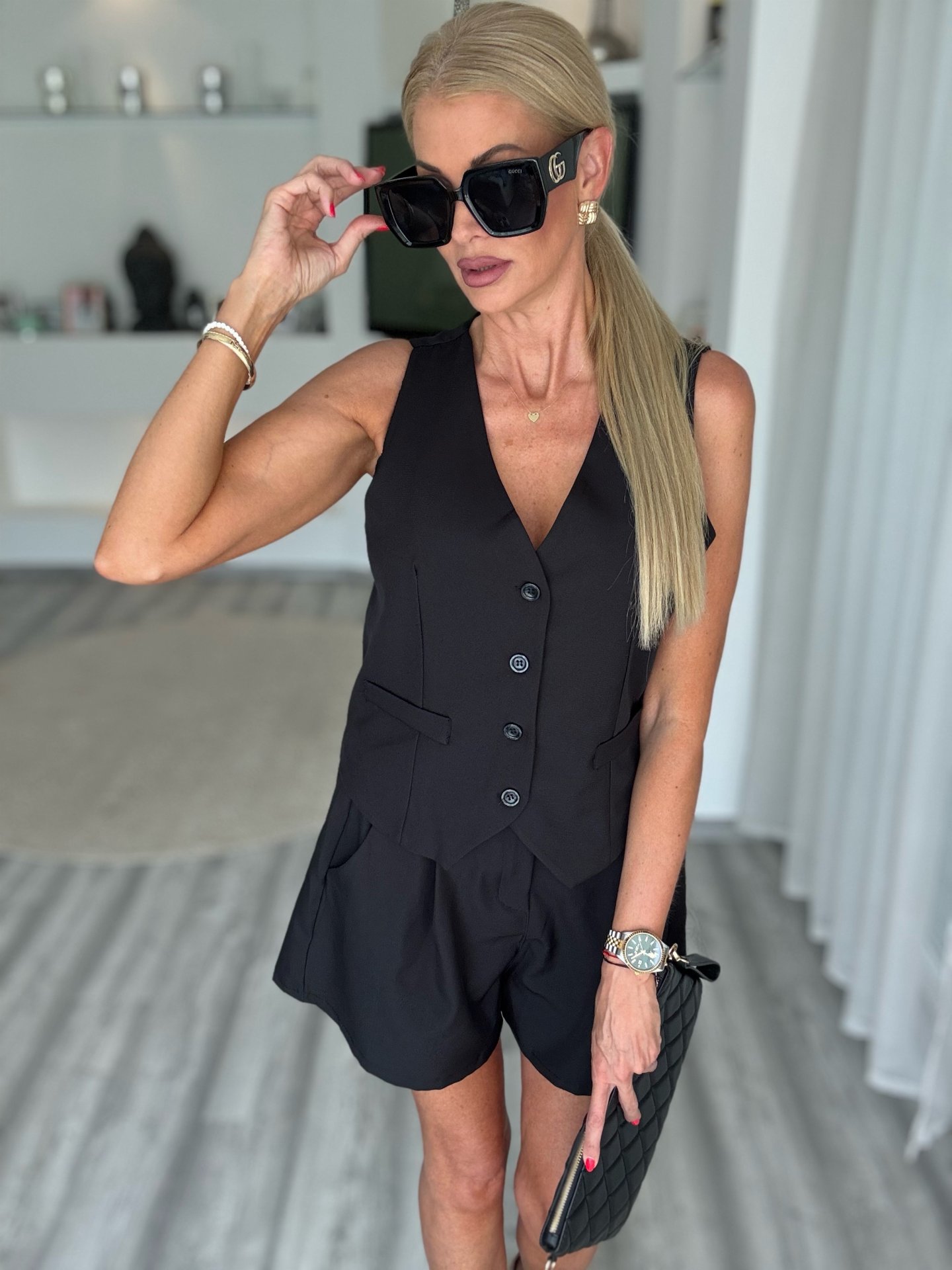 CHIC 2 részes szett (M/L) fekete 