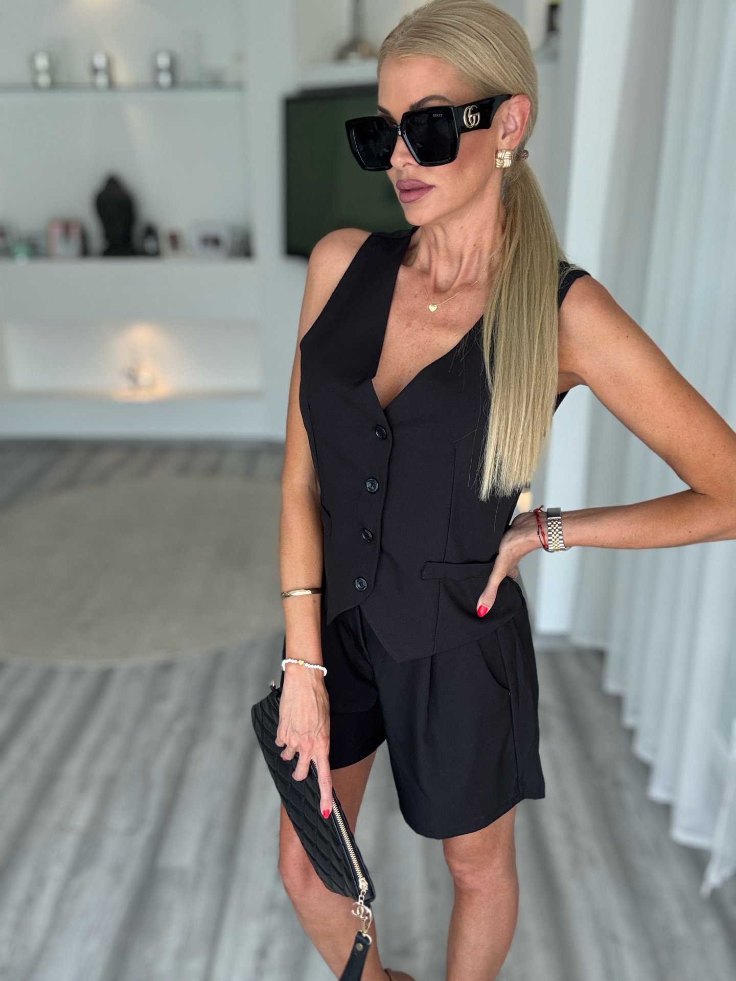 CHIC 2 részes szett (M/L) fekete 