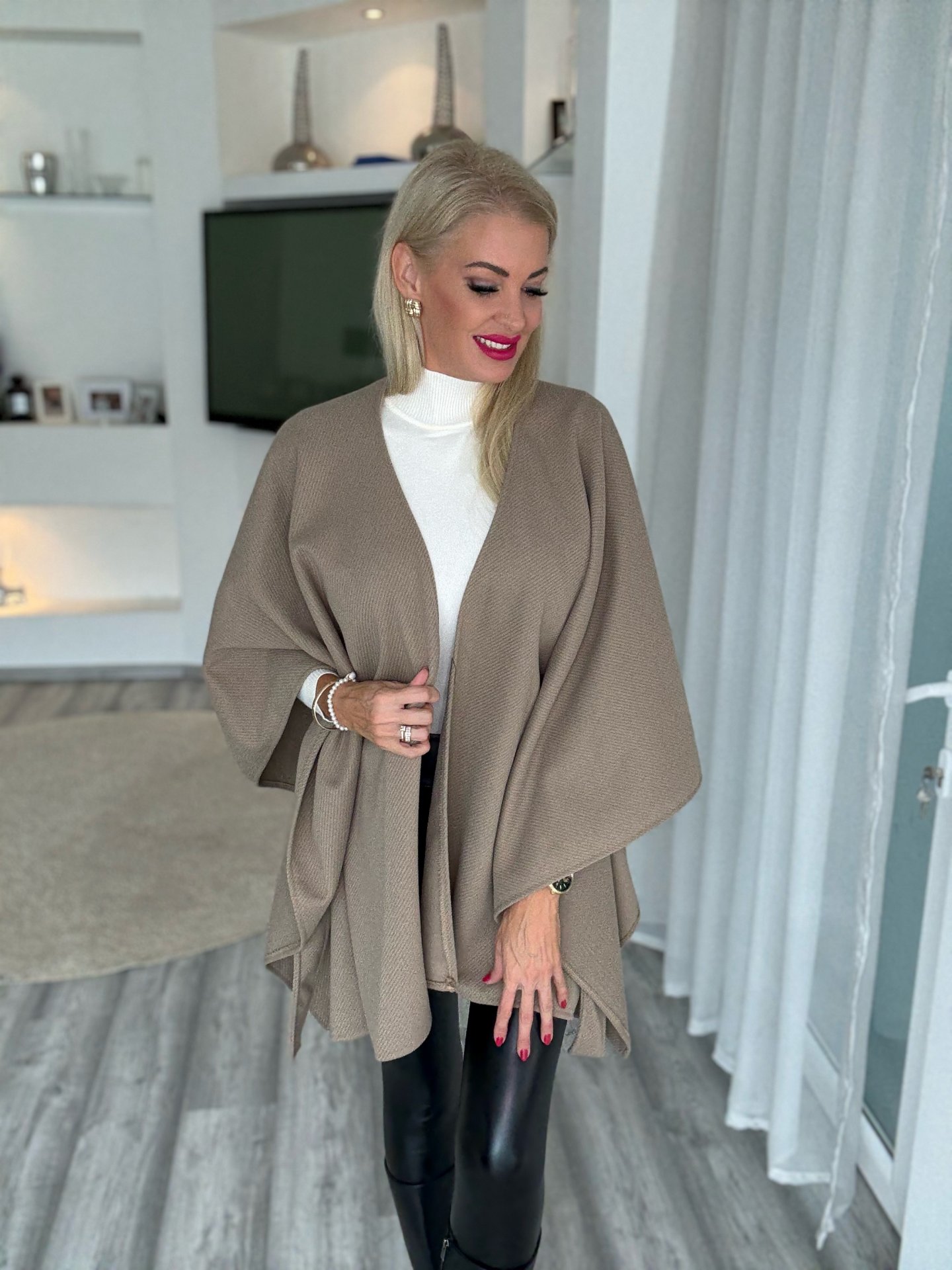 KIMONO poncsó fango 