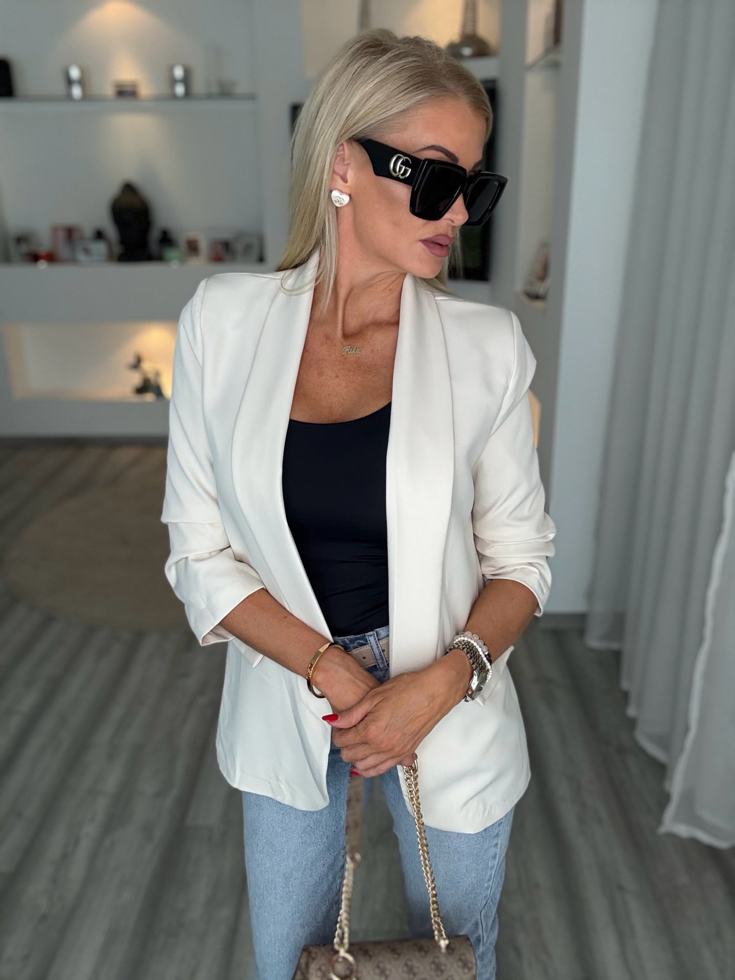 LUNA blézer krém 