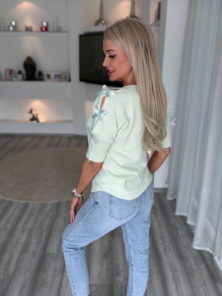 LÉNA masnis felső menta 