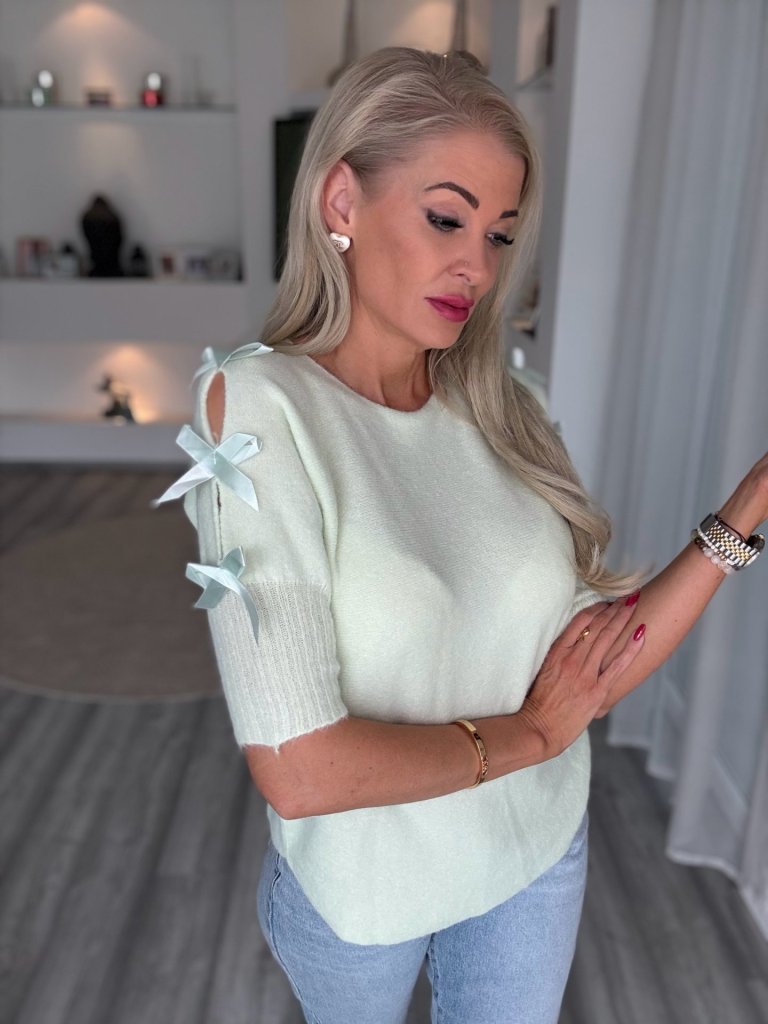 LÉNA masnis felső menta 