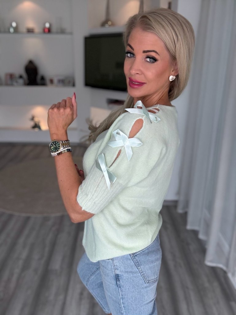 LÉNA masnis felső menta 