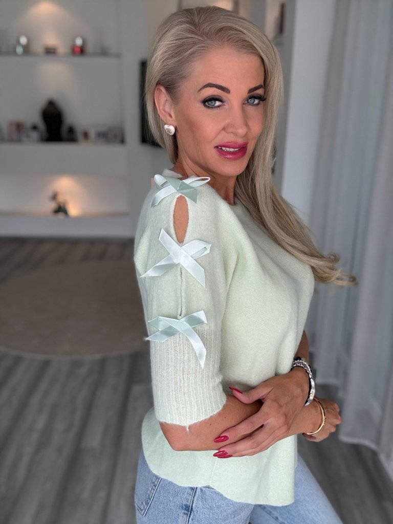 LÉNA masnis felső menta 