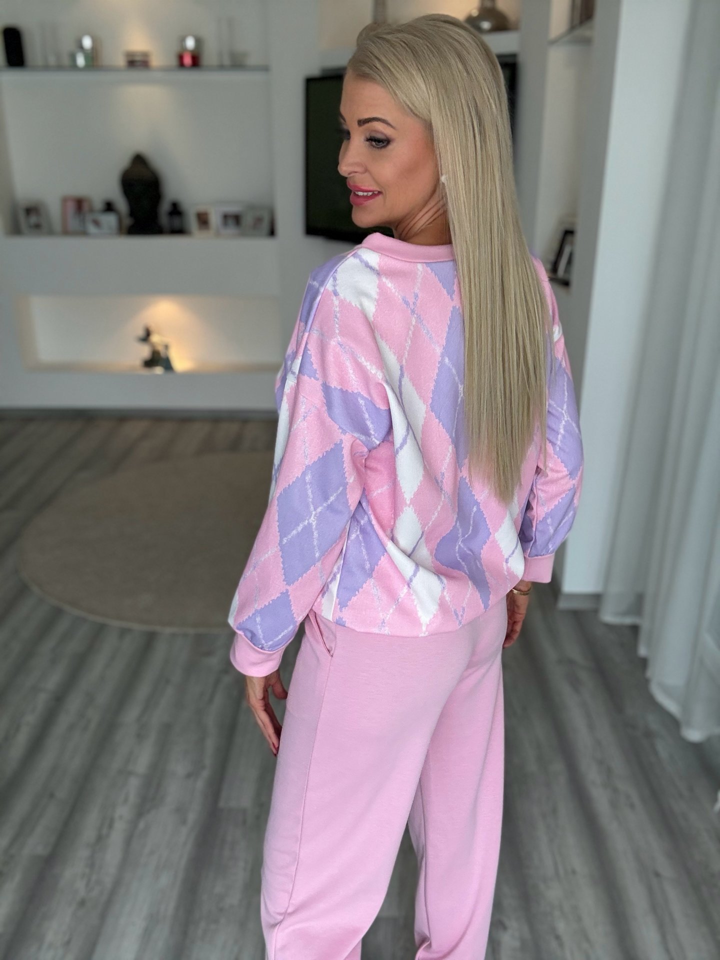 ROMBUSZ melegítő szett rózsaszín 