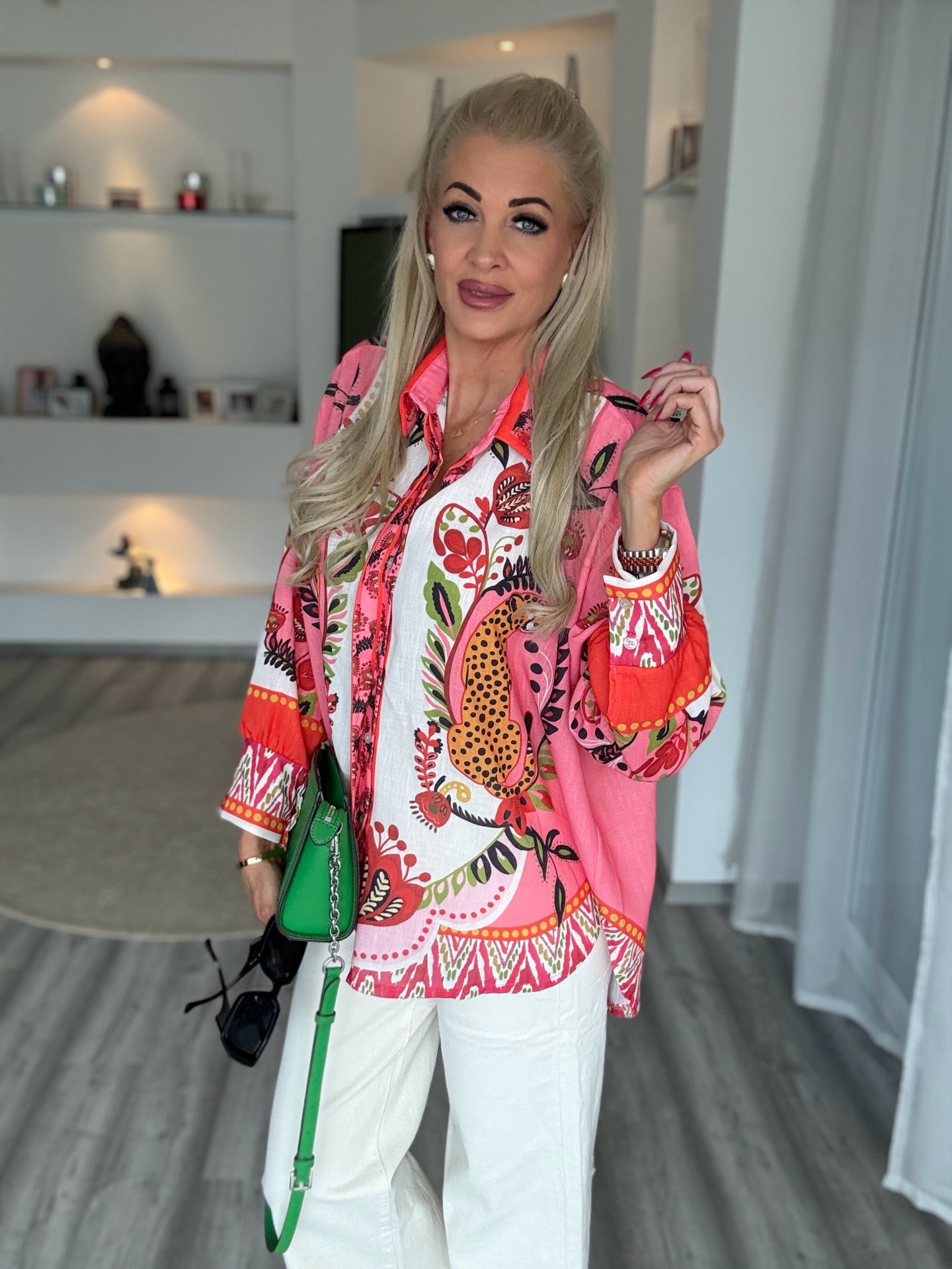 LUXURY oversize ing narancs/pink