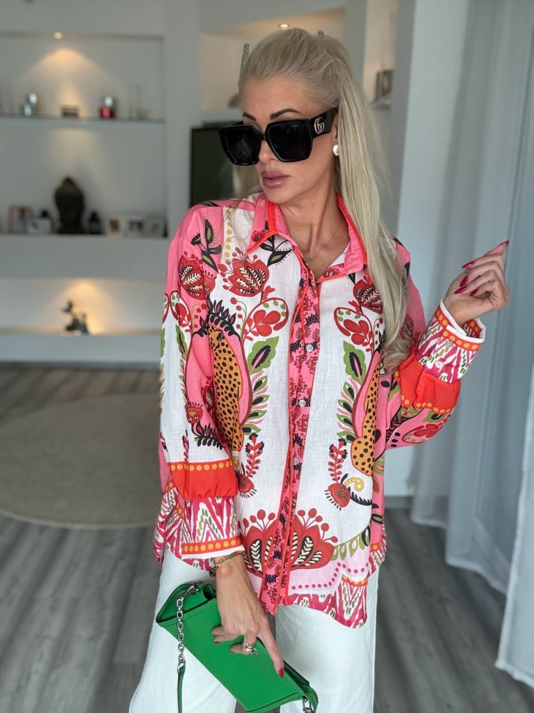 LUXURY oversize ing narancs/pink