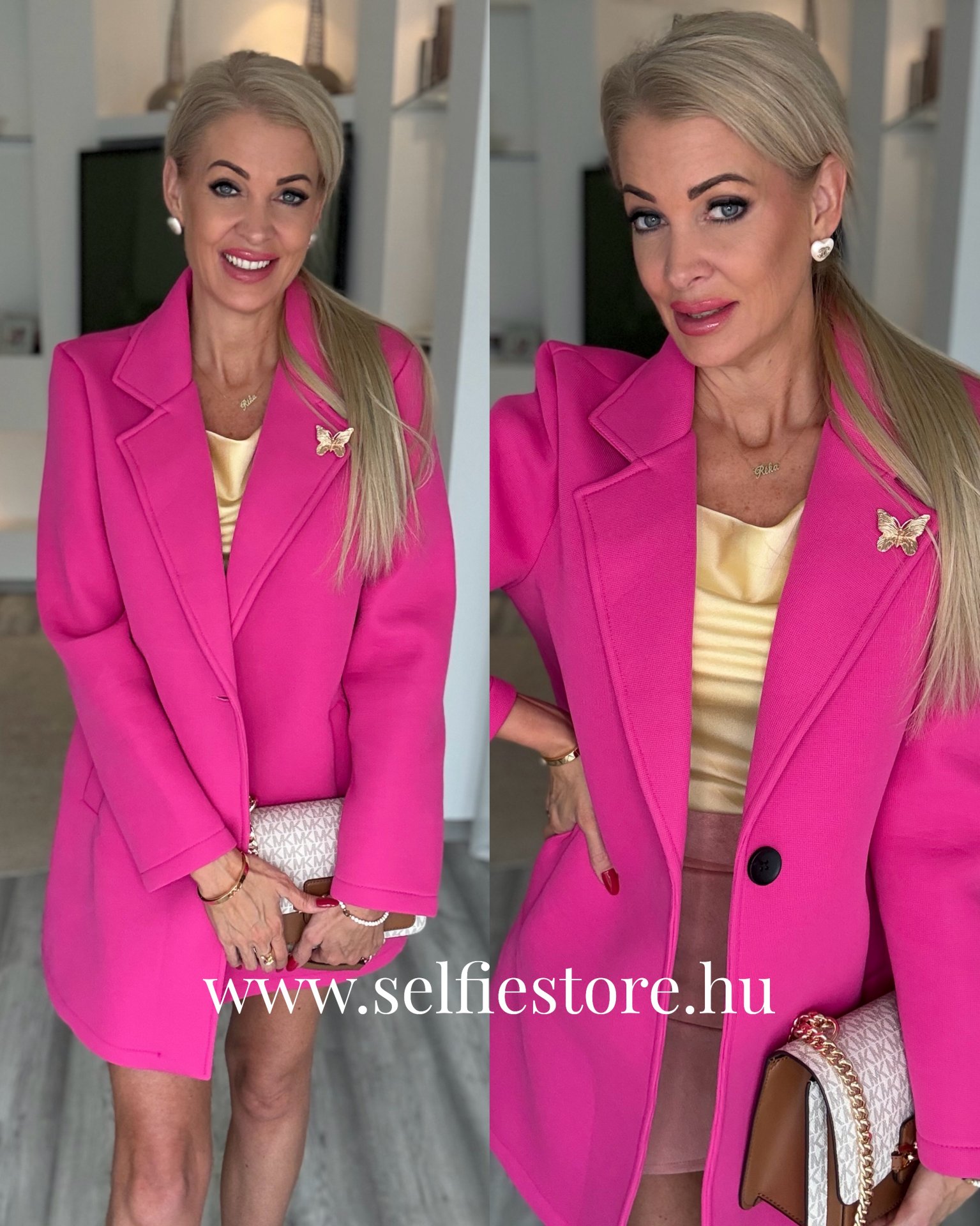 BUTTERFLY kabát pink 111