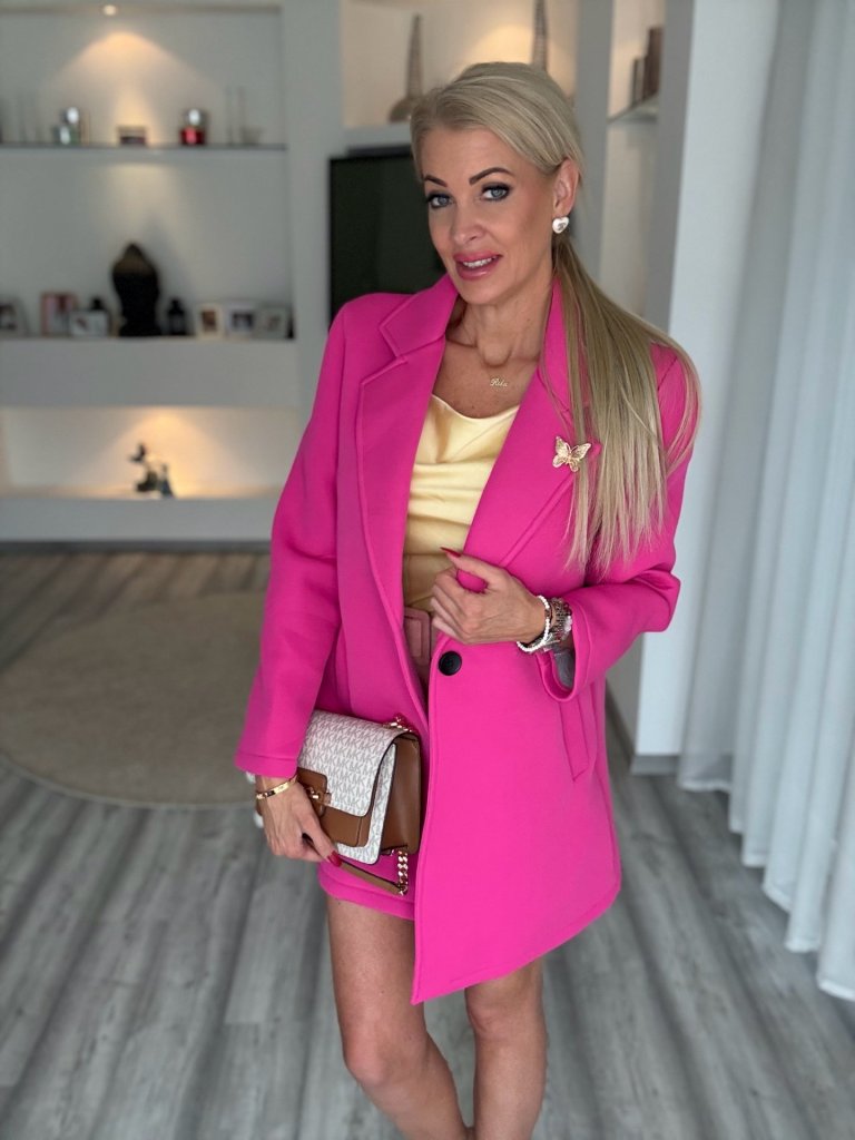 BUTTERFLY kabát pink 111