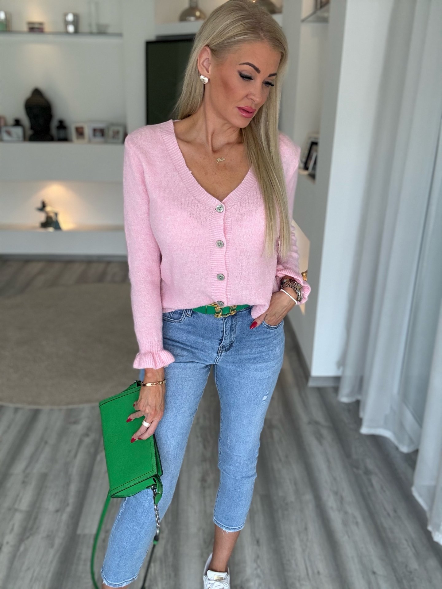 MOM farmer zöld övvel 