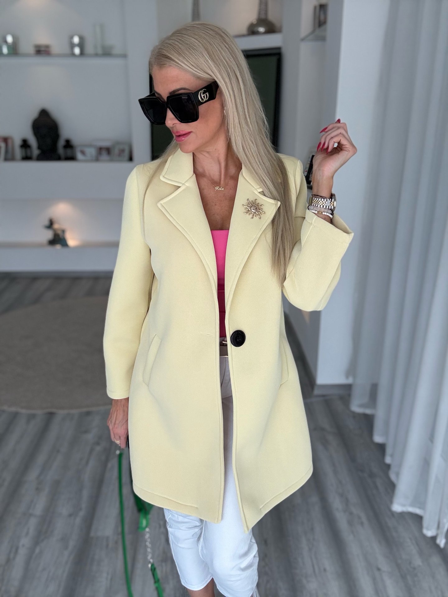 IZA kabát sárga 111