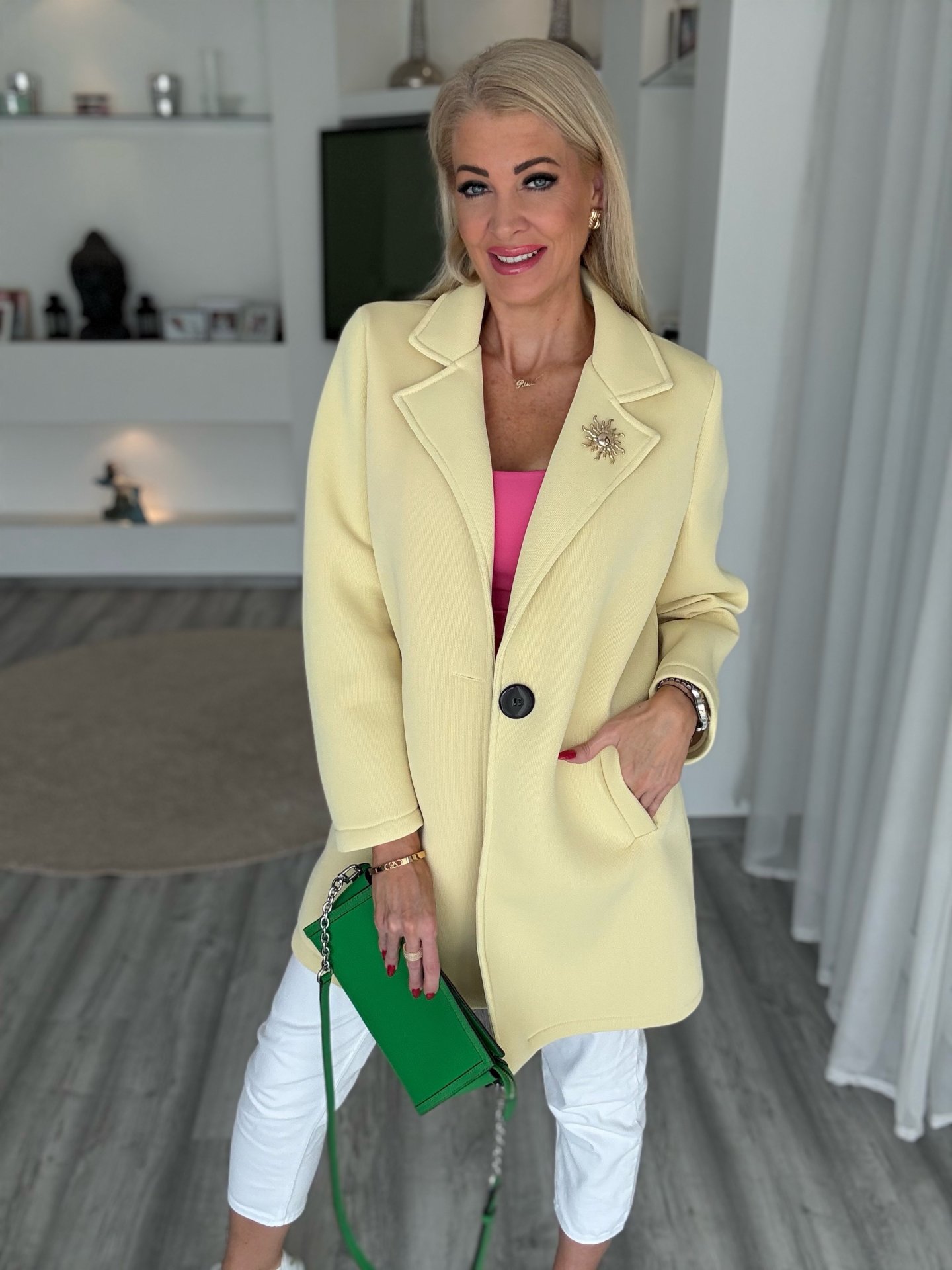 IZA kabát sárga 111