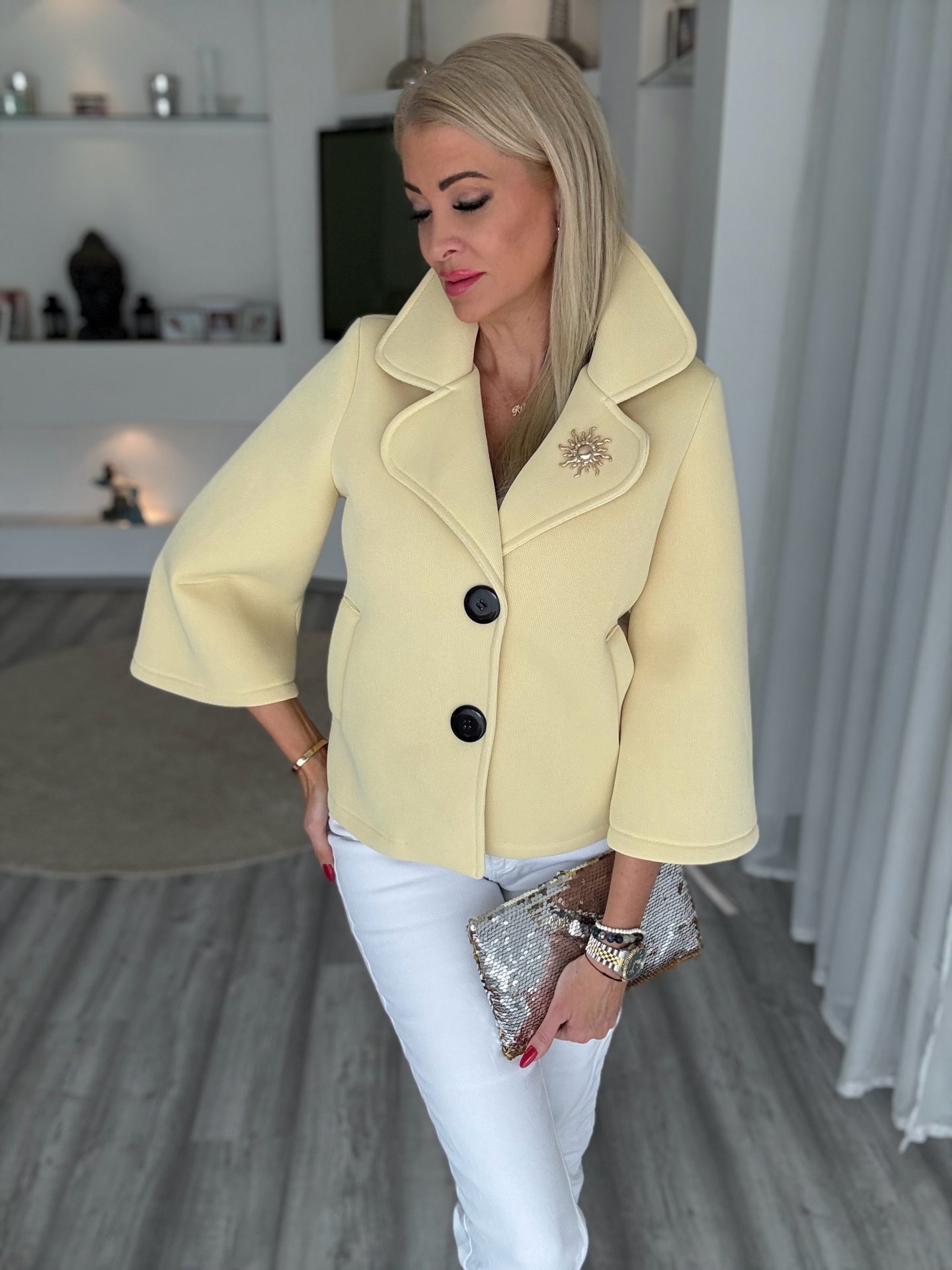 SUNNY kabát sárga 111