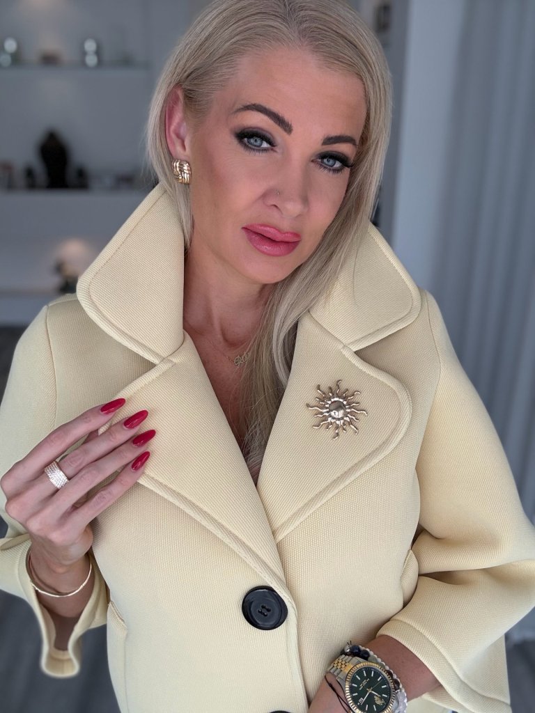 SUNNY kabát sárga 111