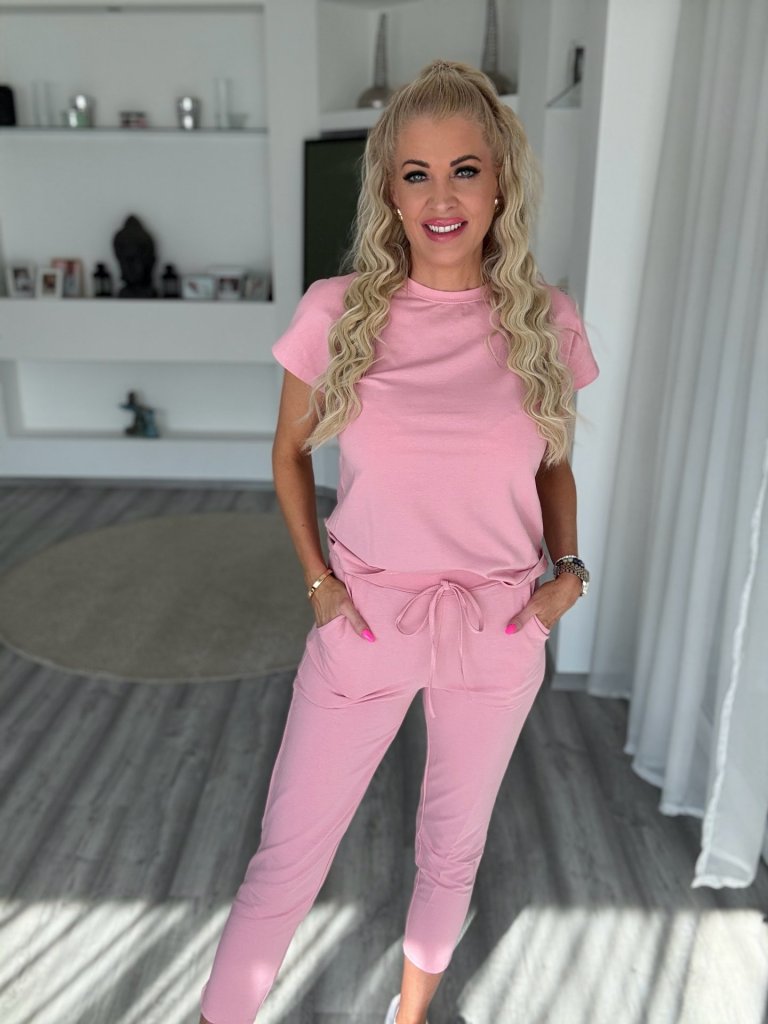 2 részes pamut szett púder 