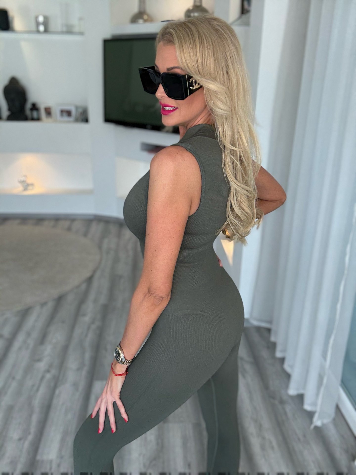 OTI ujj nélküli overal khaki 