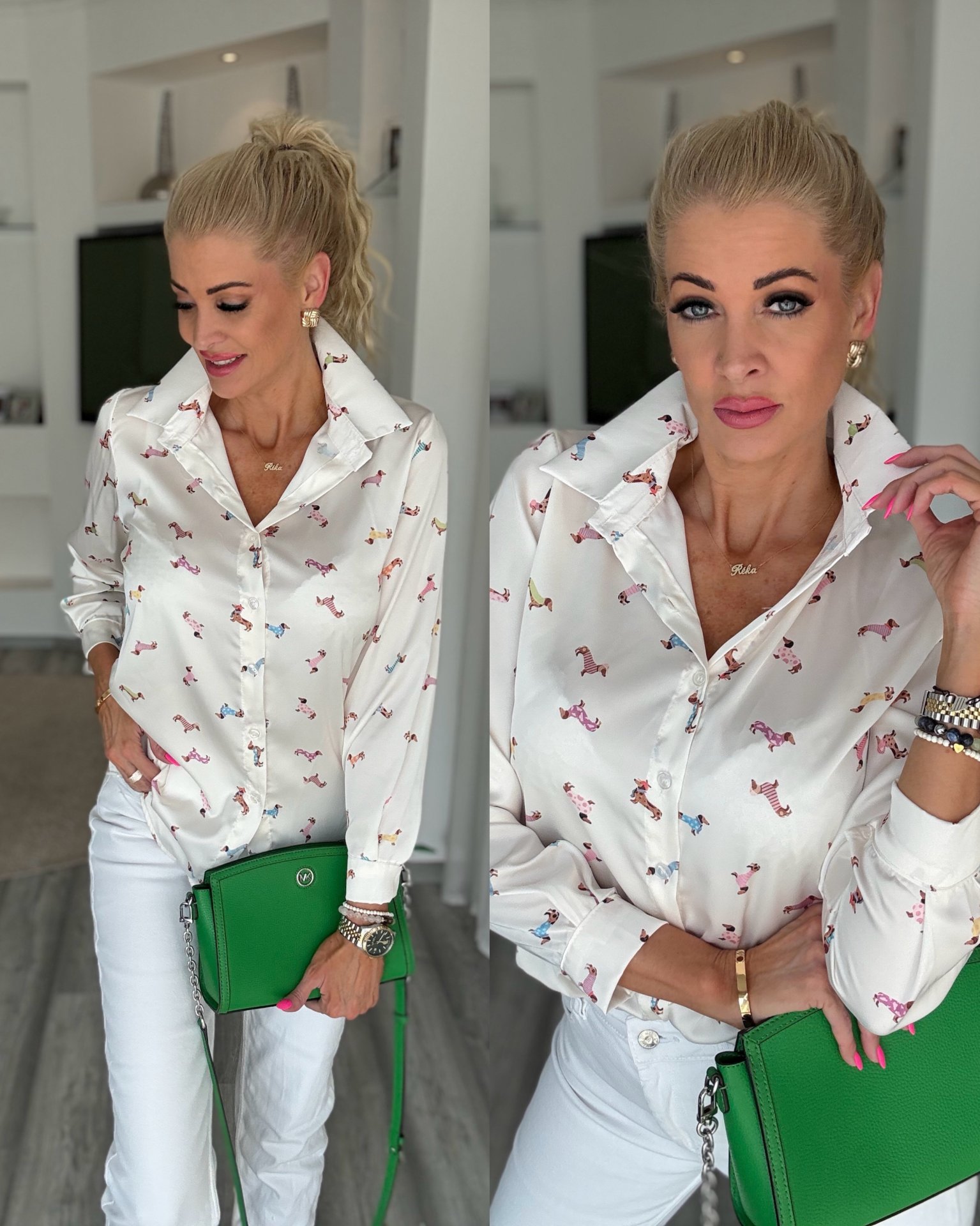 SATEN ing tacsi minta fehér 