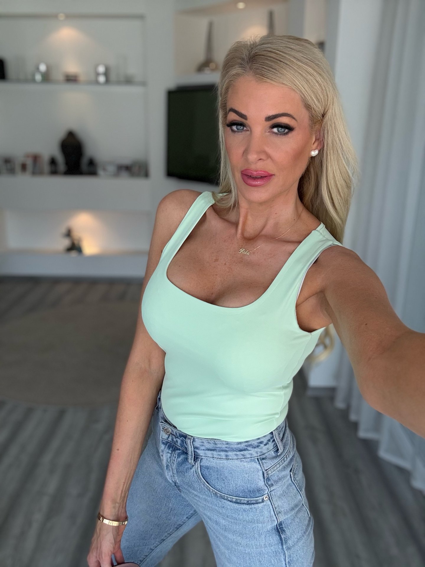 ZARA jégselyem felső menta 