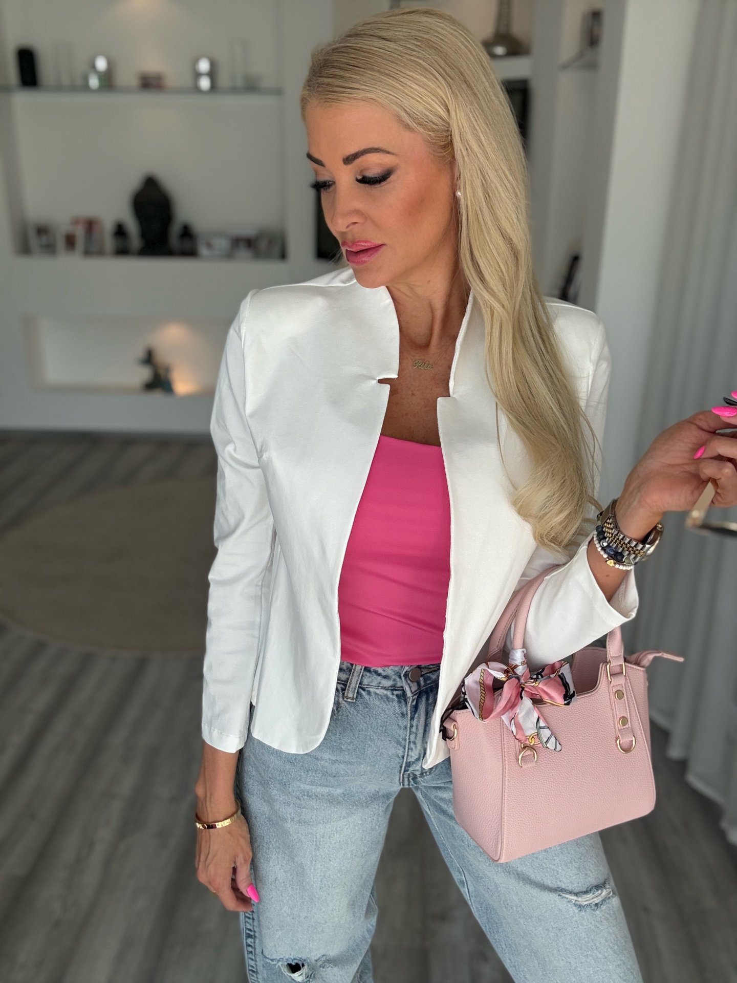 MASSIMO blézer fehér 