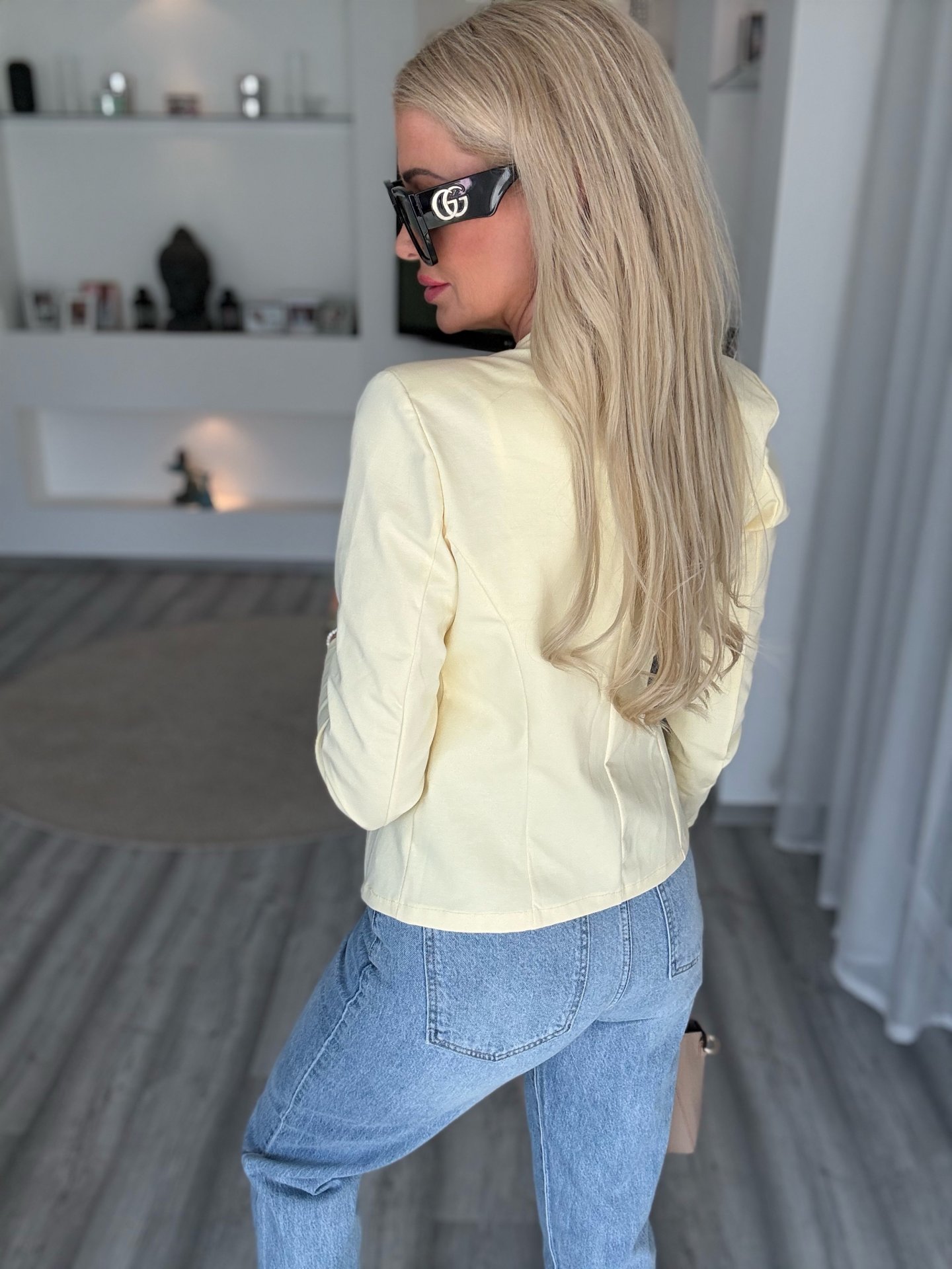 MASSIMO blézer sárga 