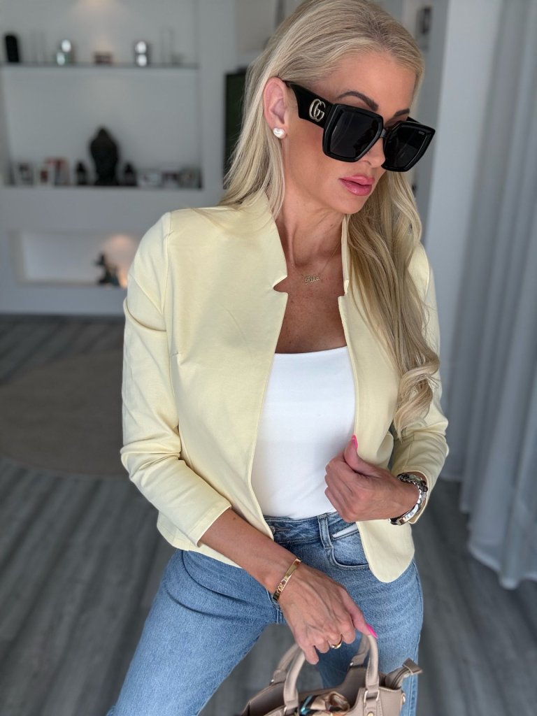 MASSIMO blézer sárga 