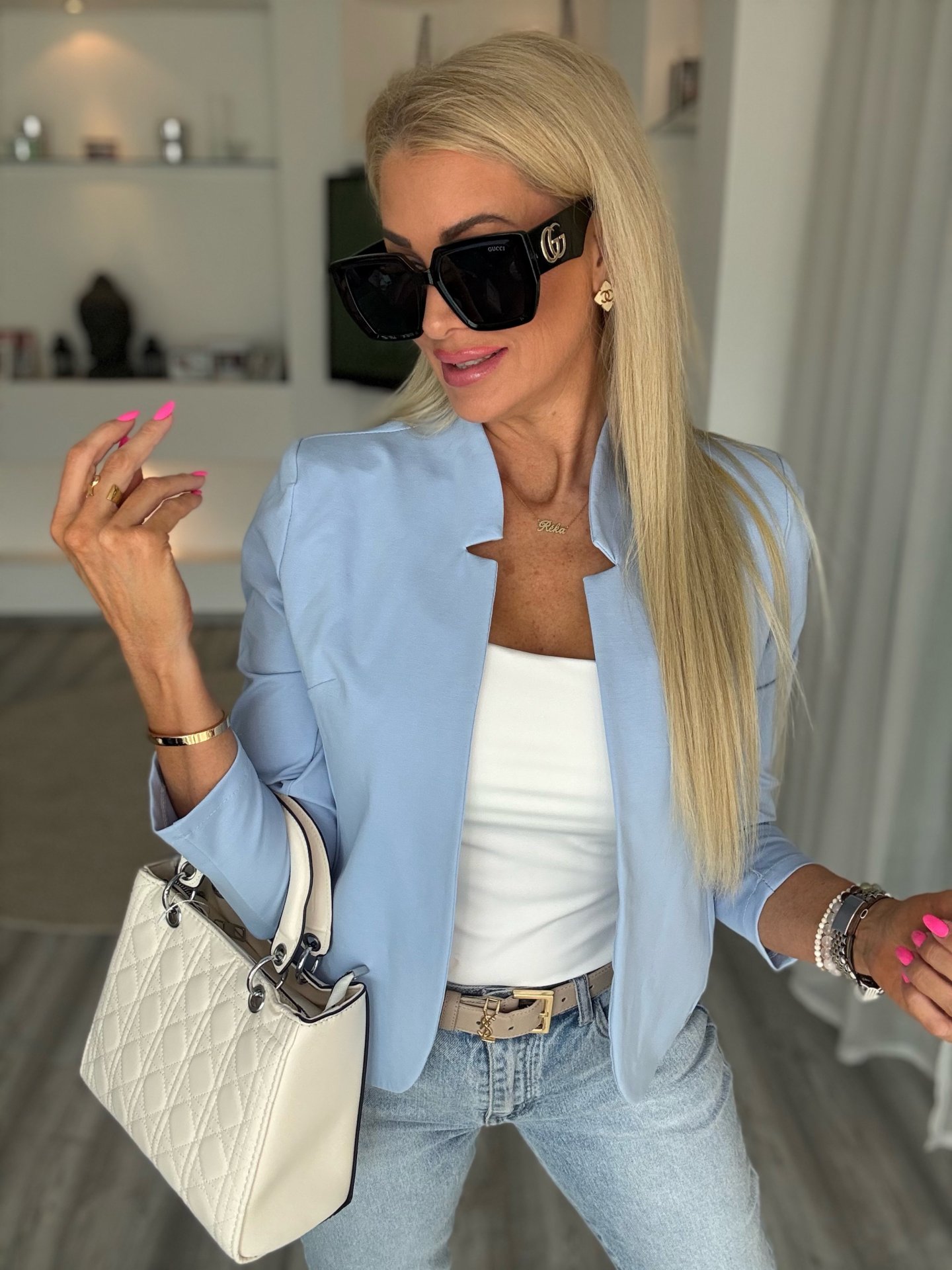 MASSIMO blézer babakék