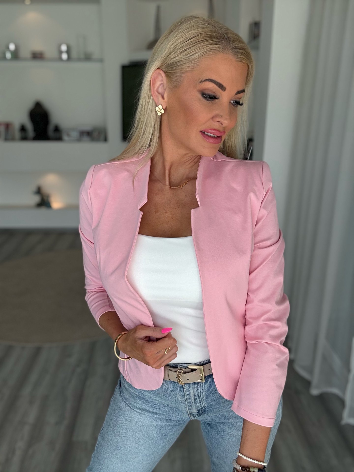 MASSIMO blézer rózsaszín 