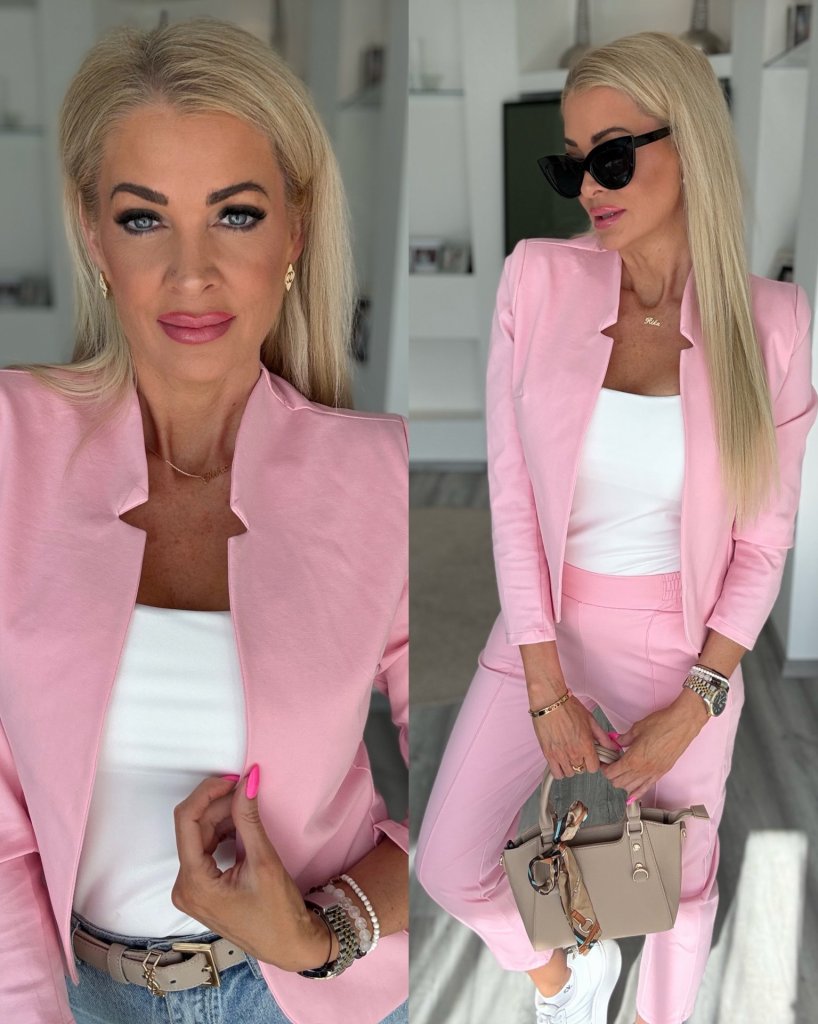 MASSIMO blézer rózsaszín 