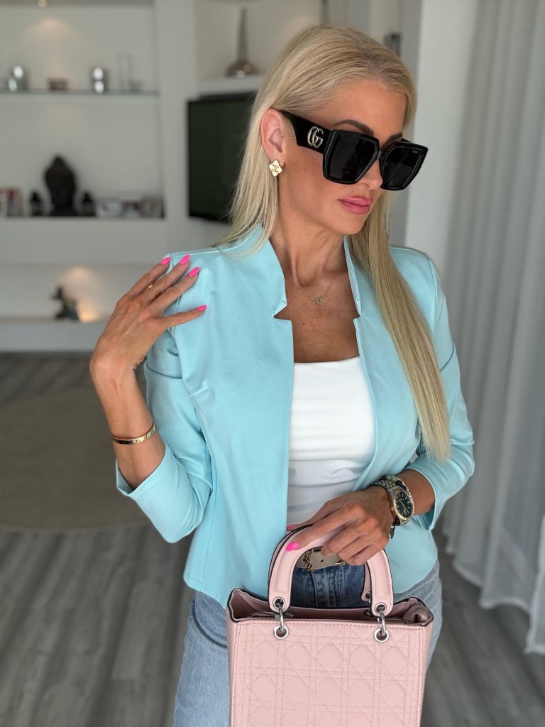 MASSIMO blézer türkiz