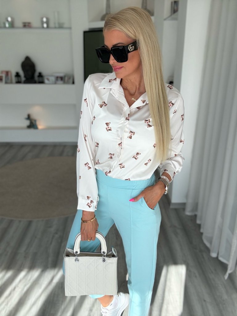 MASSIMO nadrág türkiz