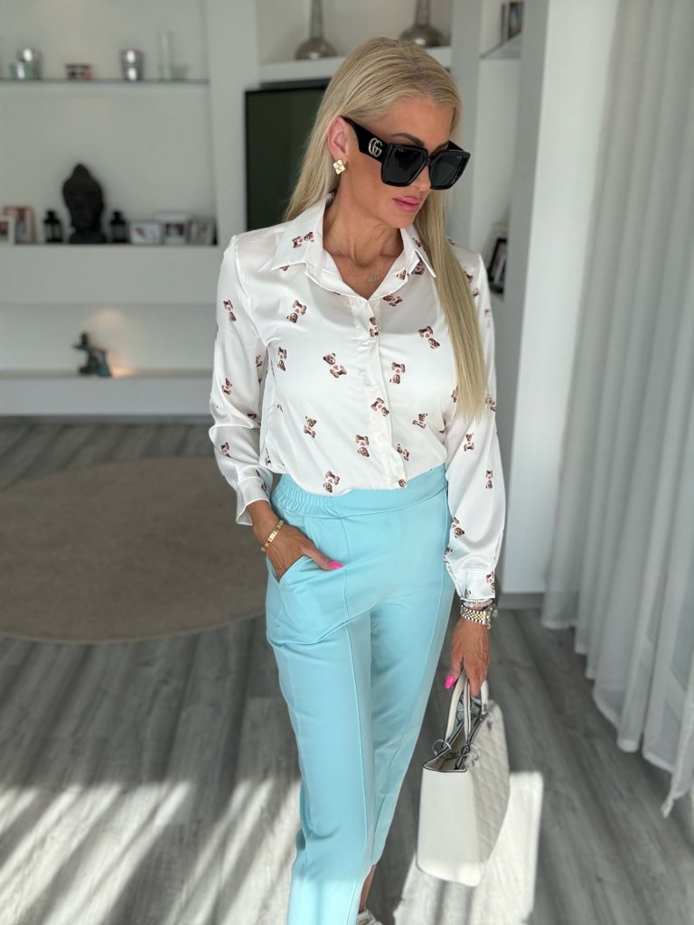 MASSIMO nadrág türkiz