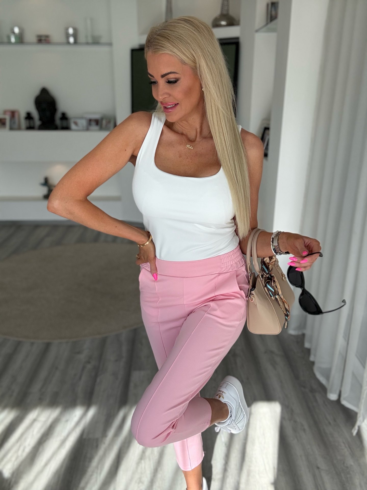 MASSIMO nadrág rózsaszín 