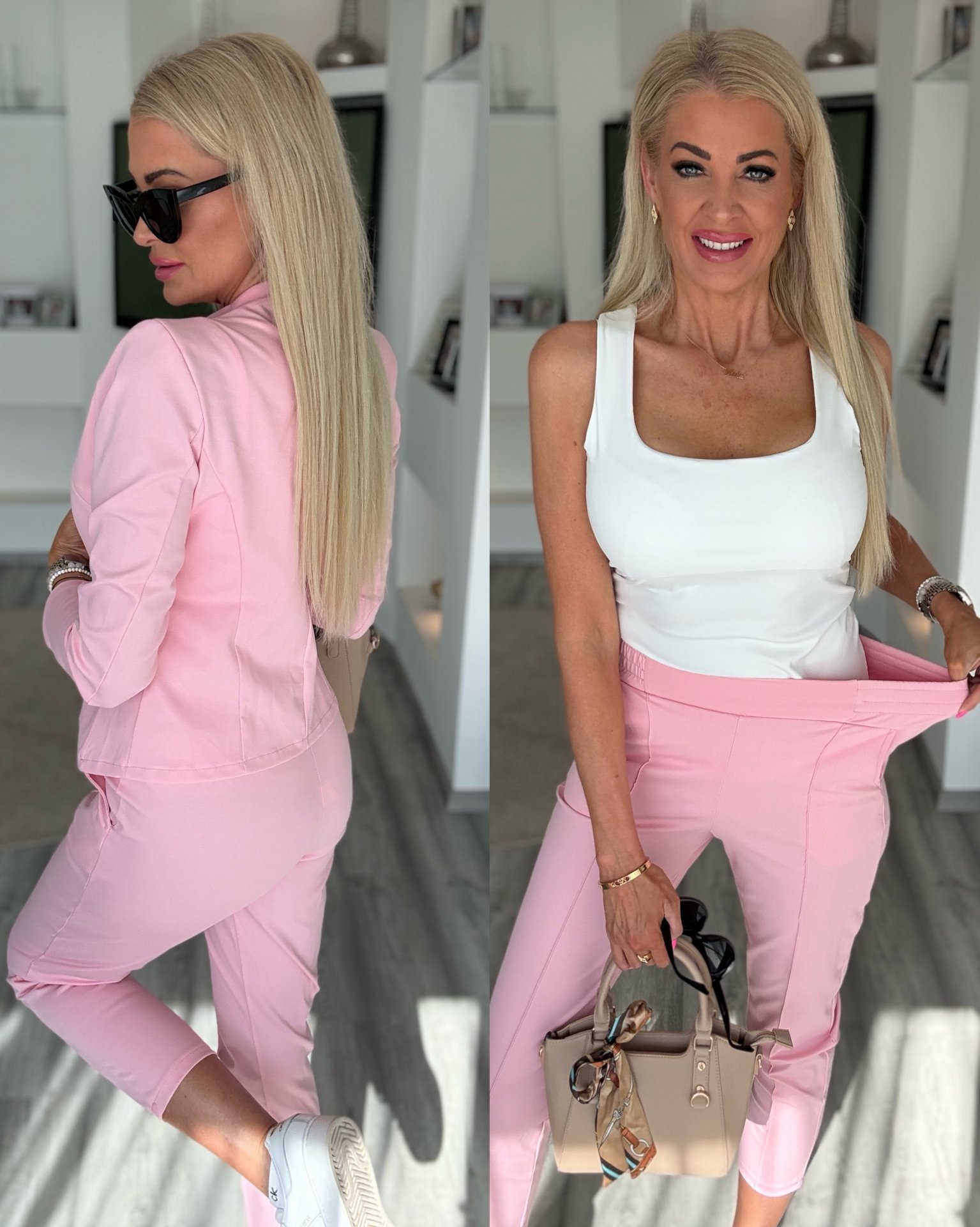 MASSIMO nadrág rózsaszín 