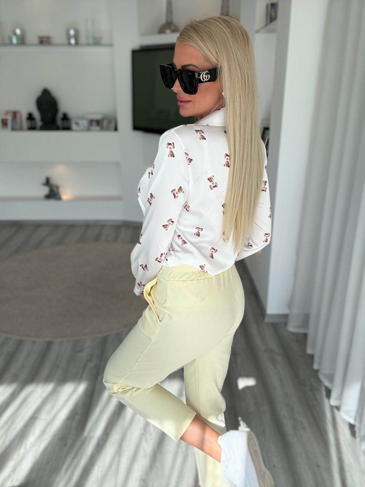 MASSIMO nadrág sárga 