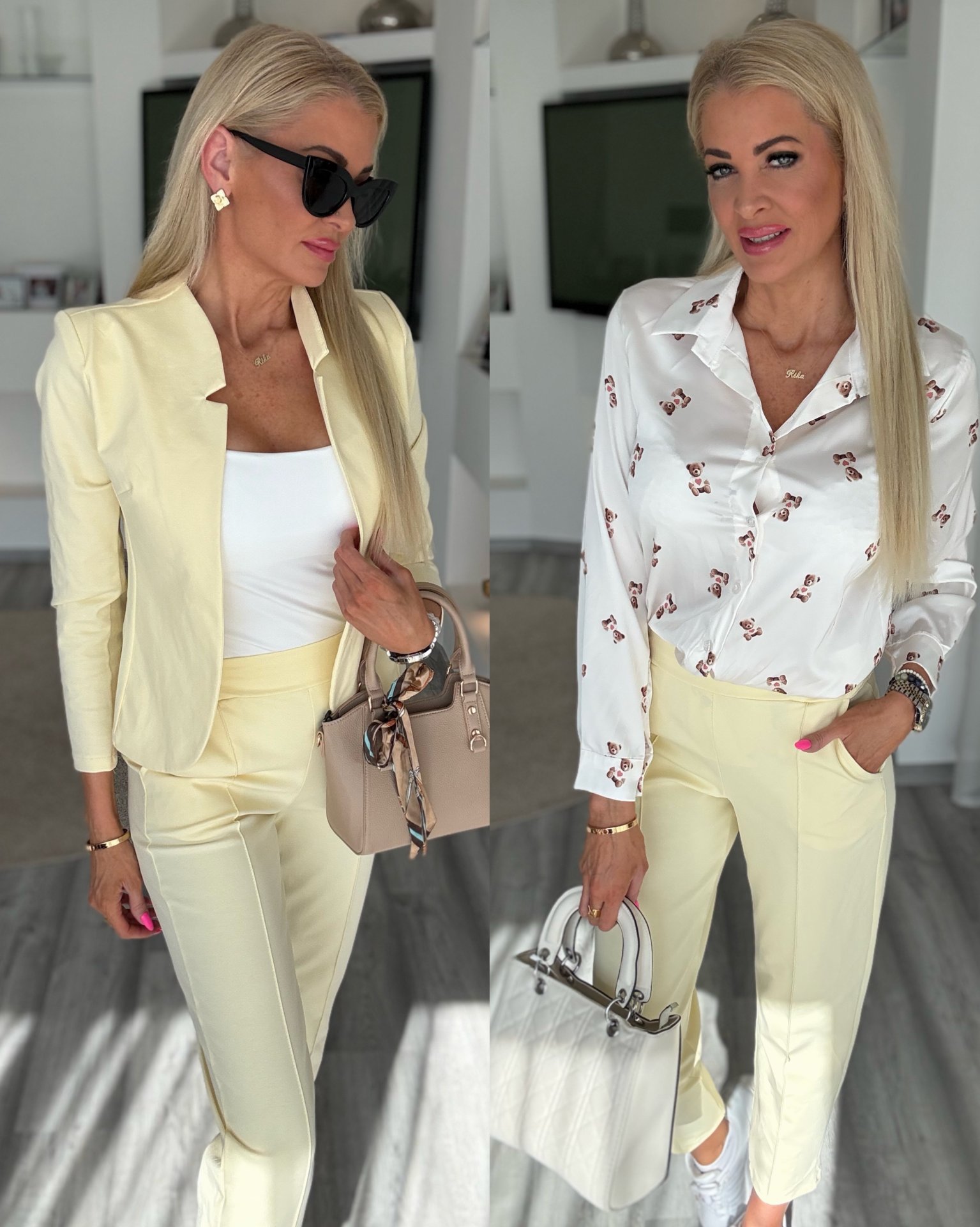 MASSIMO nadrág sárga 