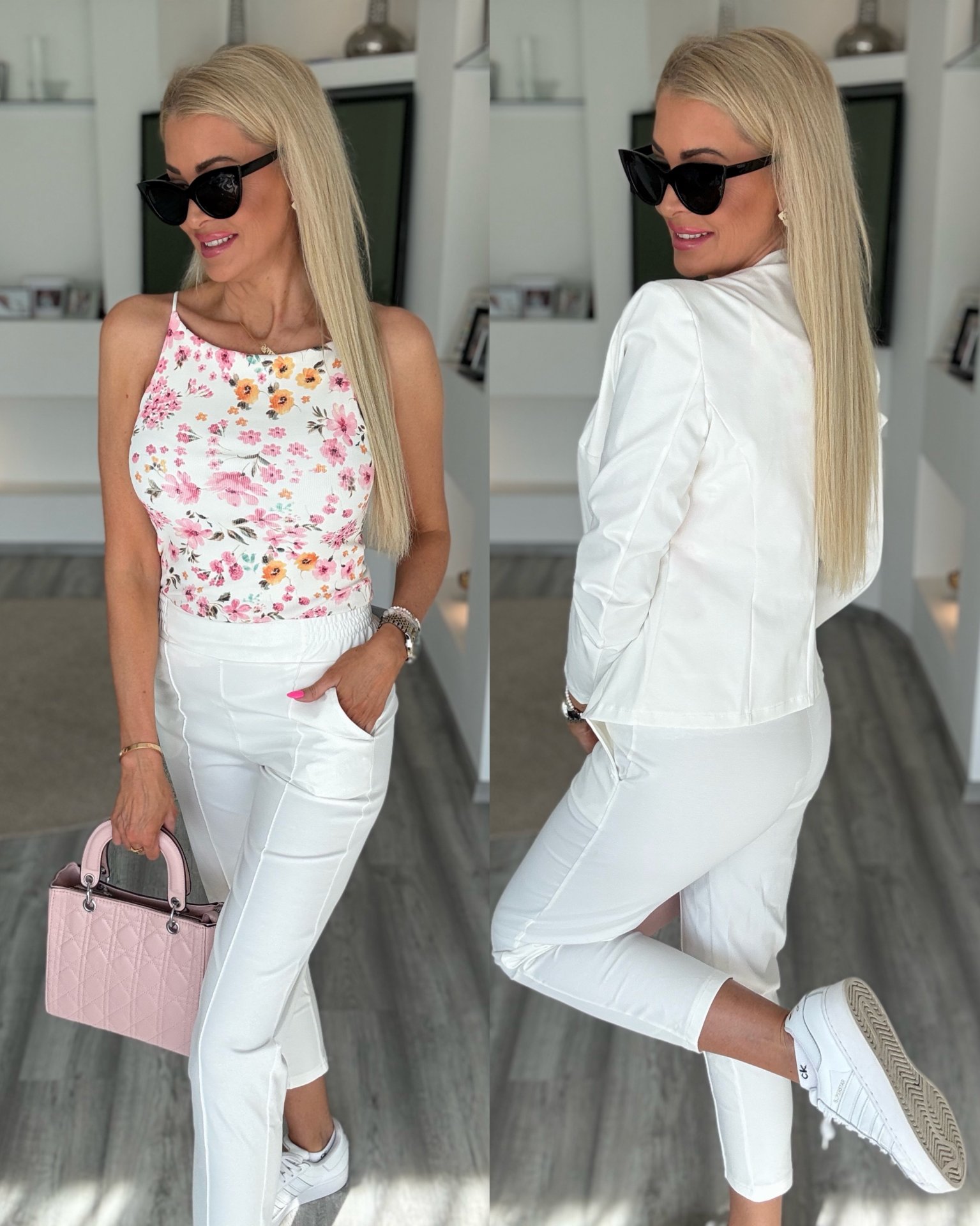 MASSIMO nadrág fehér 