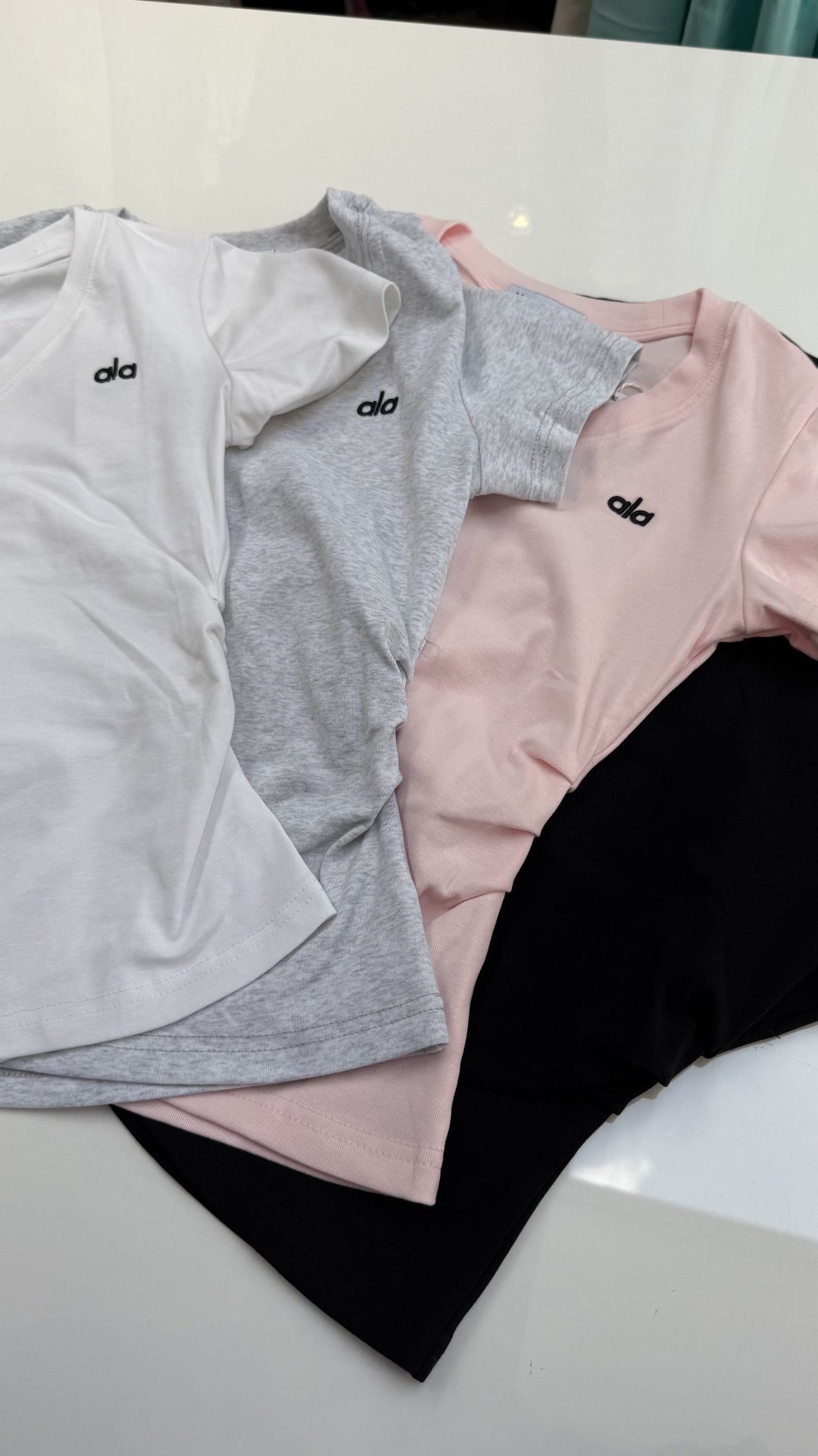 ALA pamut póló szürke 