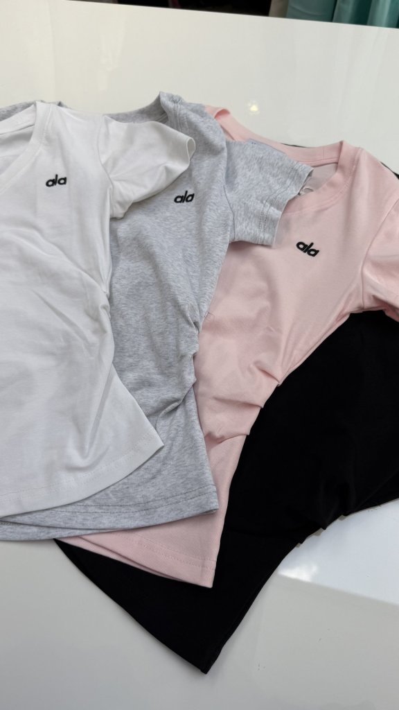 ALA pamut póló szürke 