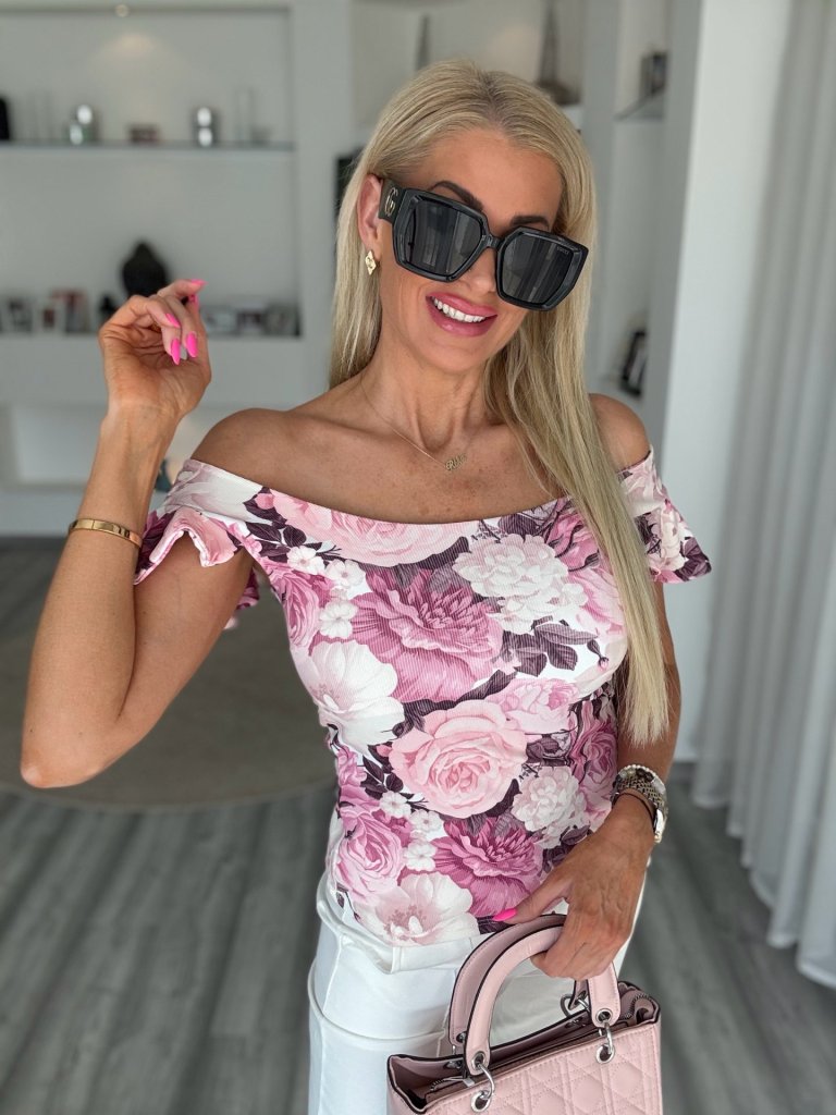 LOLLA virágos felső 