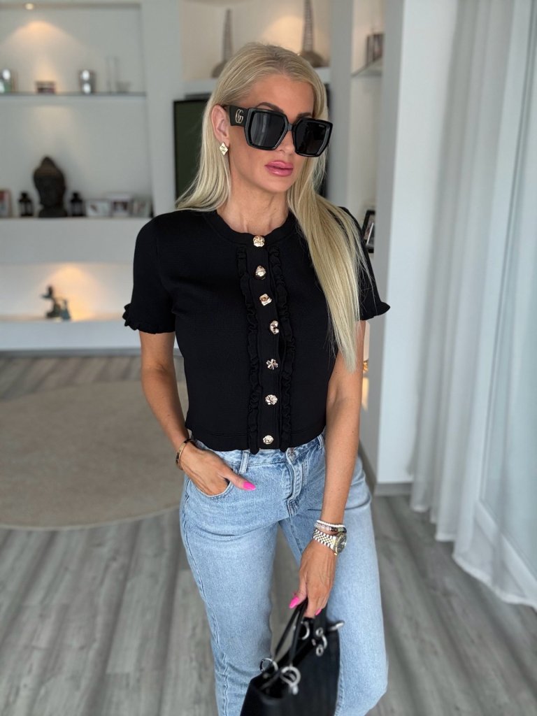 VIVI kardigán fekete