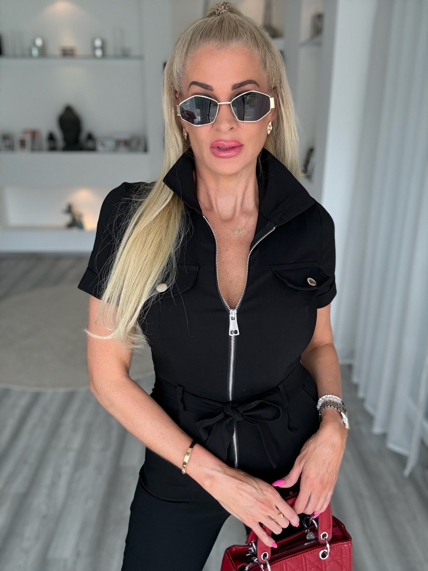 NIA elasztikus overal fekete 